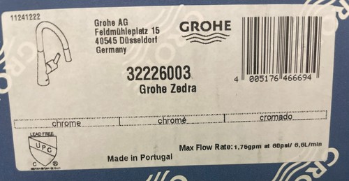 Grohe zedra 32226003 - zedra,